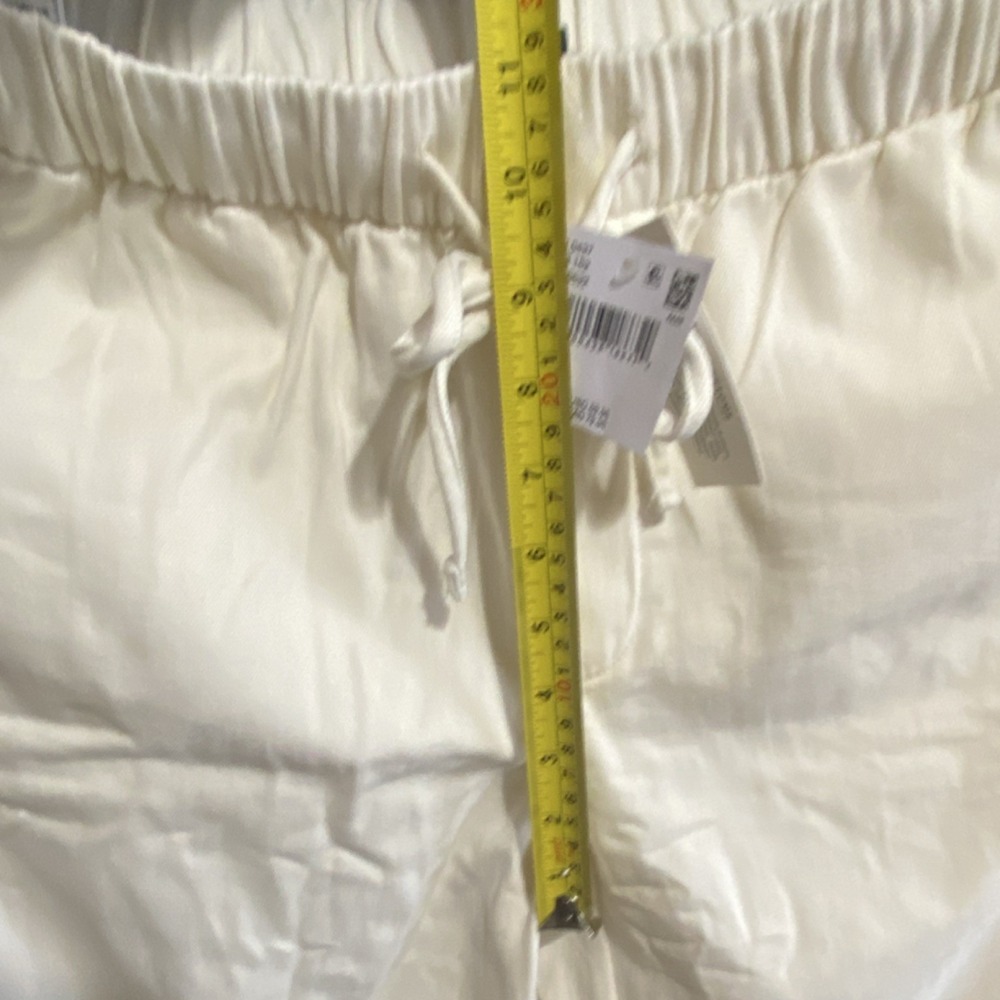 AE cozy, dreamy, drape, low rise, ultra wide leg, jean - Ivory Size S NWT - Picture 7 of 11